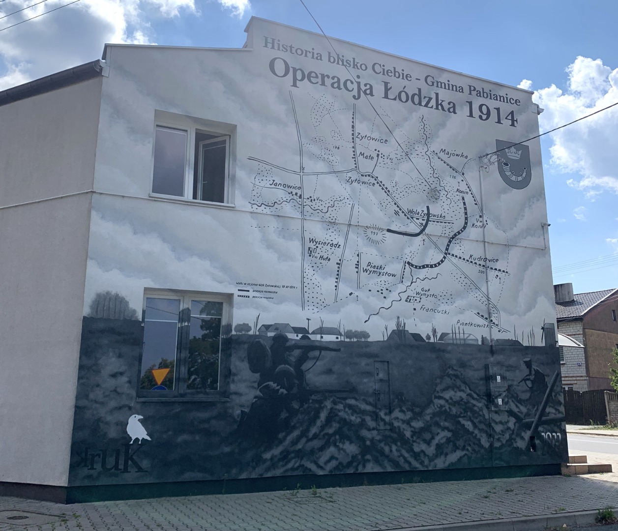 Mural Operacja Łódzka 1914