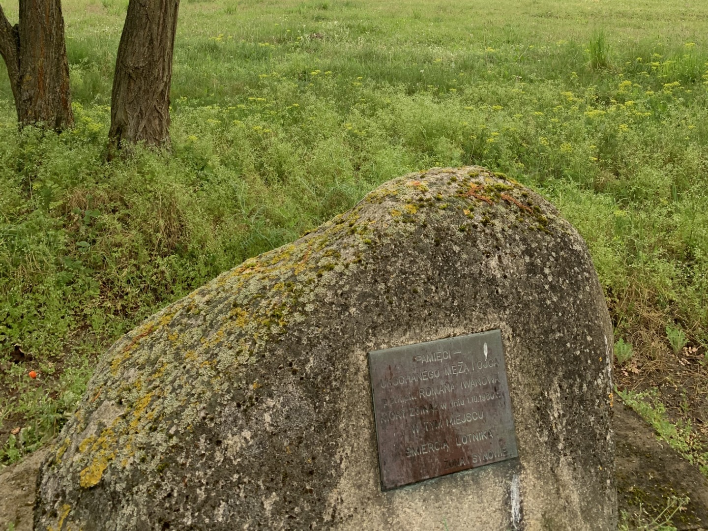 Tablica upamiętniająca podpułkownika Romana Iwanowa