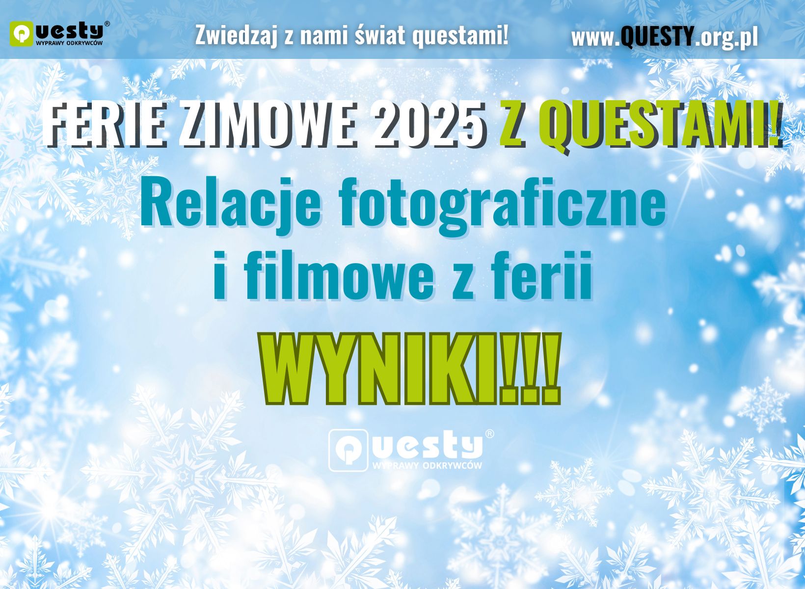 Ferie zimowe z questami 2025 - wyniki