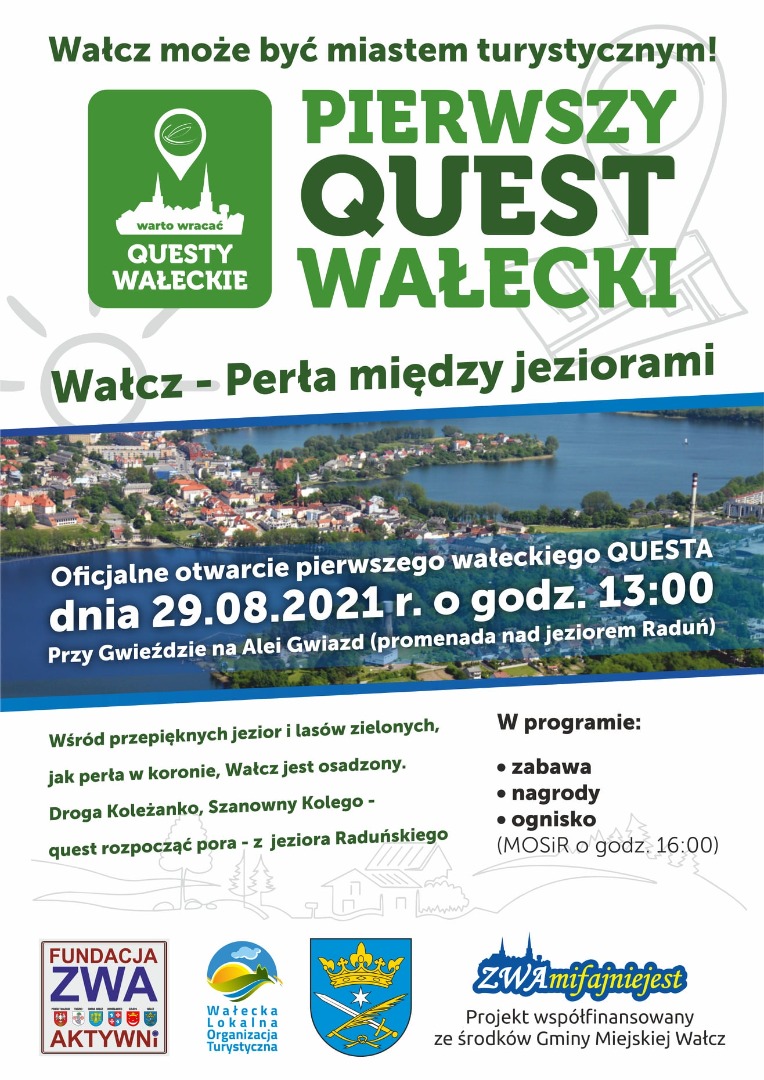 29.08 - Oficjalne otwarcie pierwszego wałeckiego questa (zachodniopomorskie)