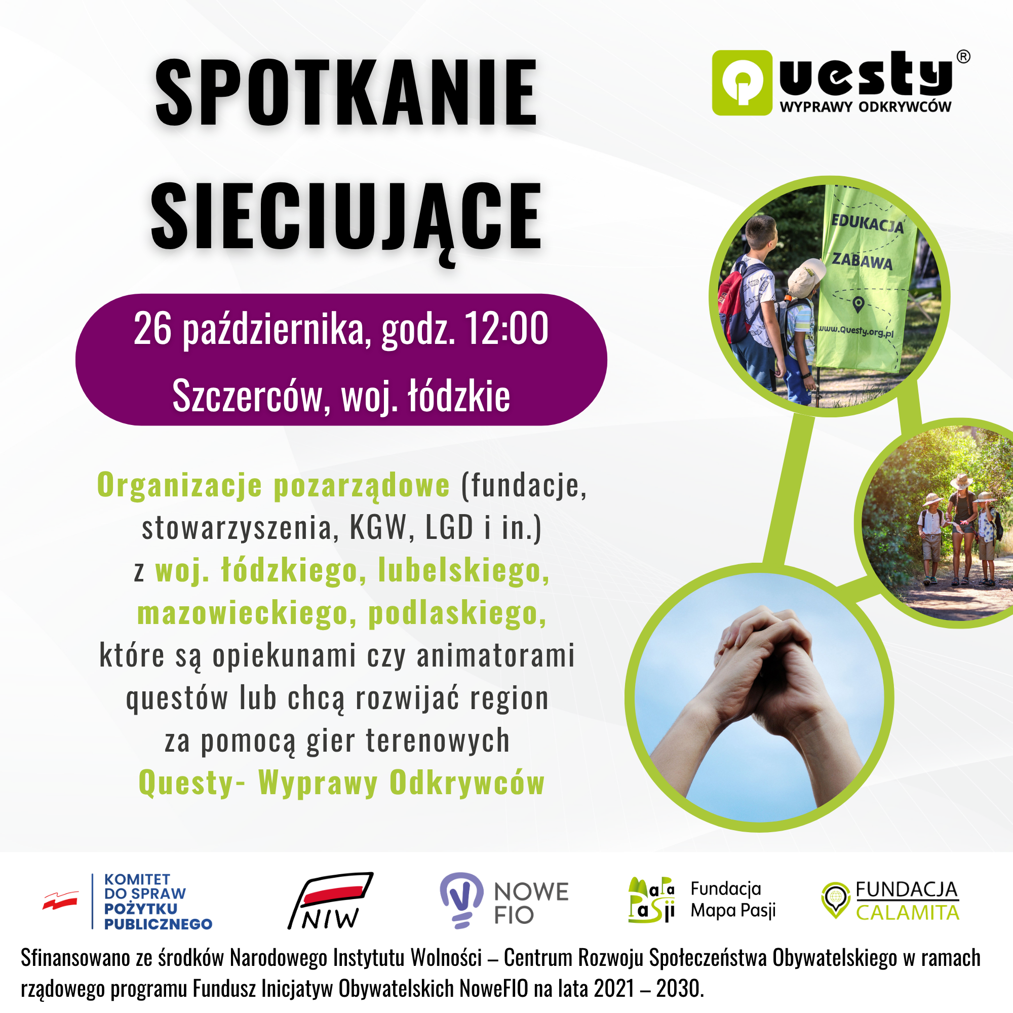 Spotkanie sieciujące dla NGO - zapraszamy do Szczercowa!