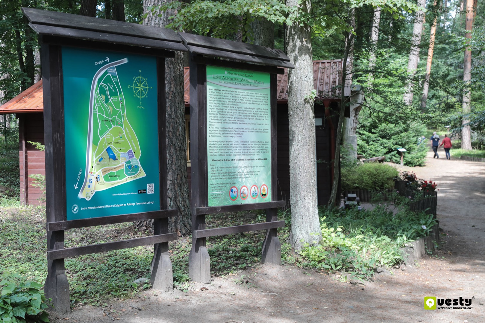 Powstanie quest w Leśnym Arboretum Warmii i Mazur