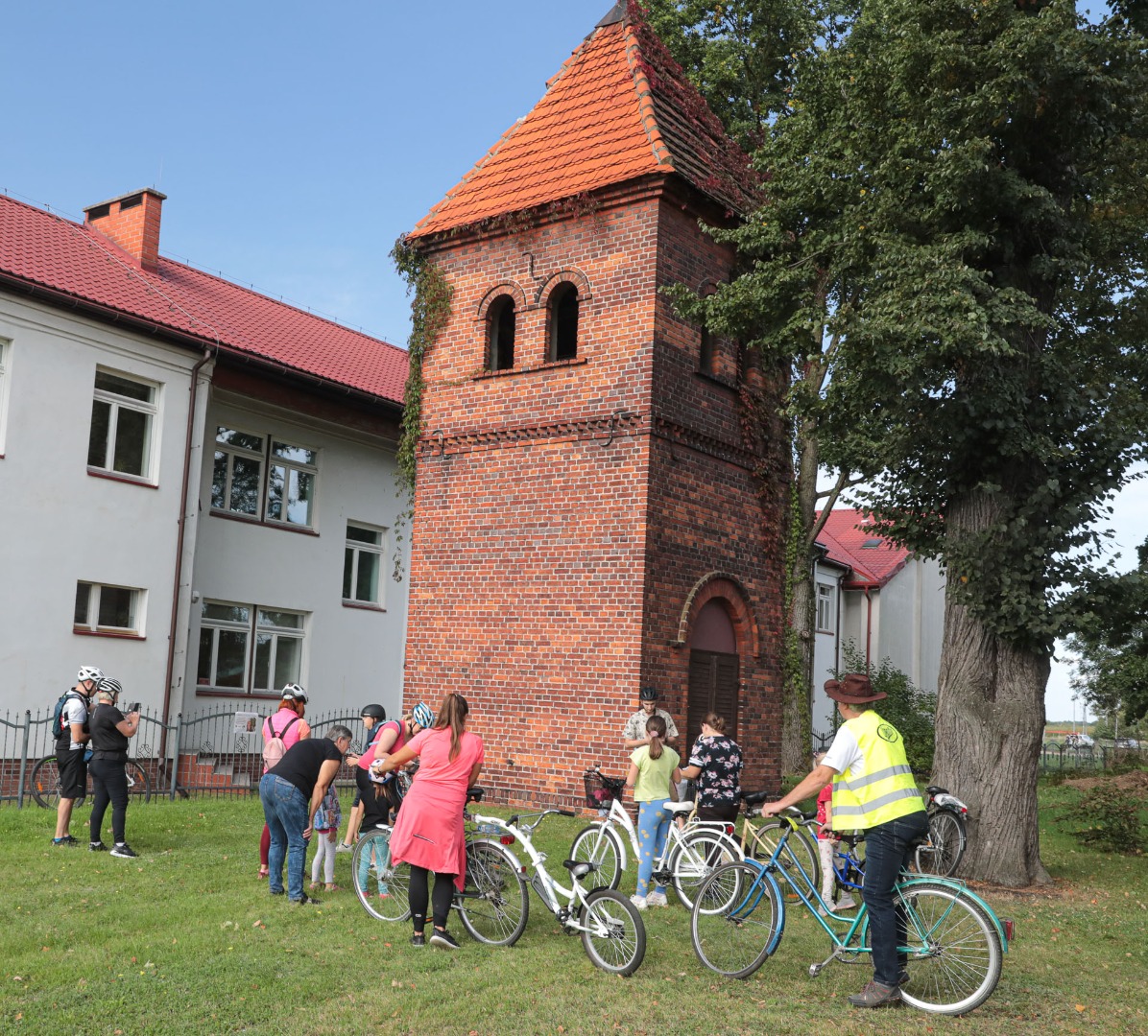 Fotorelacja z inauguracji questu rowerowego w Szklarach Dolnych (woj. dolnośląskie)