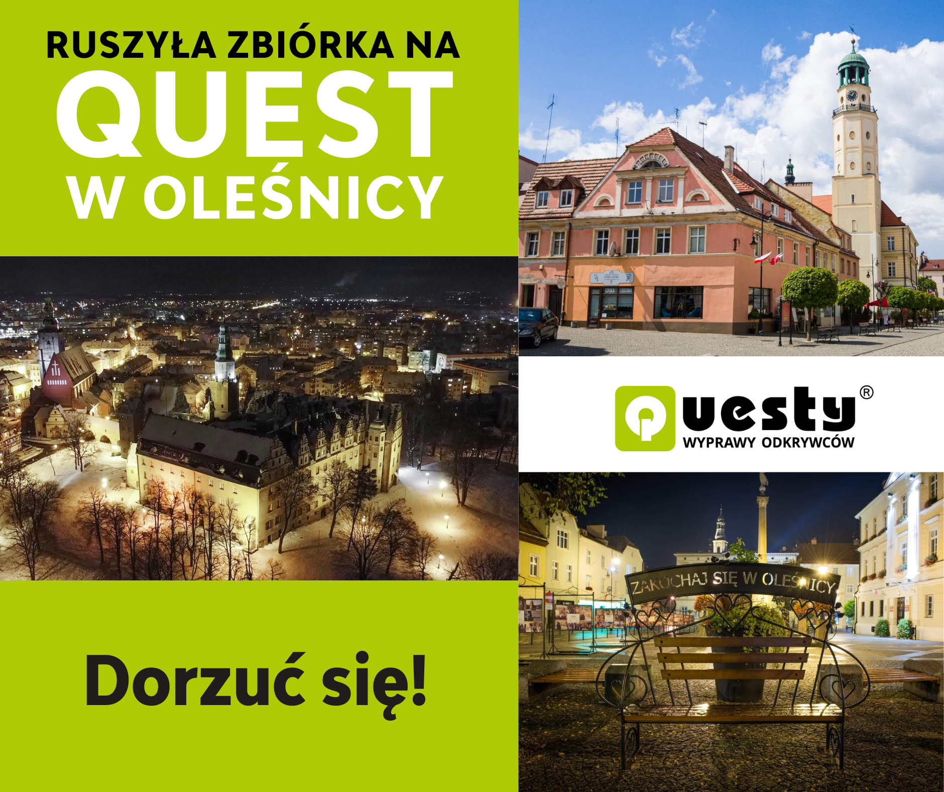 Bądź współtwórcą Questu - edukacyjnej gry terenowej w Oleśnicy