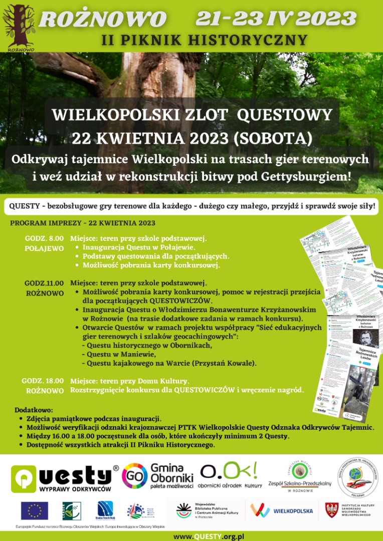 22 kwietnia - Wielkopolski Zlot Questowy