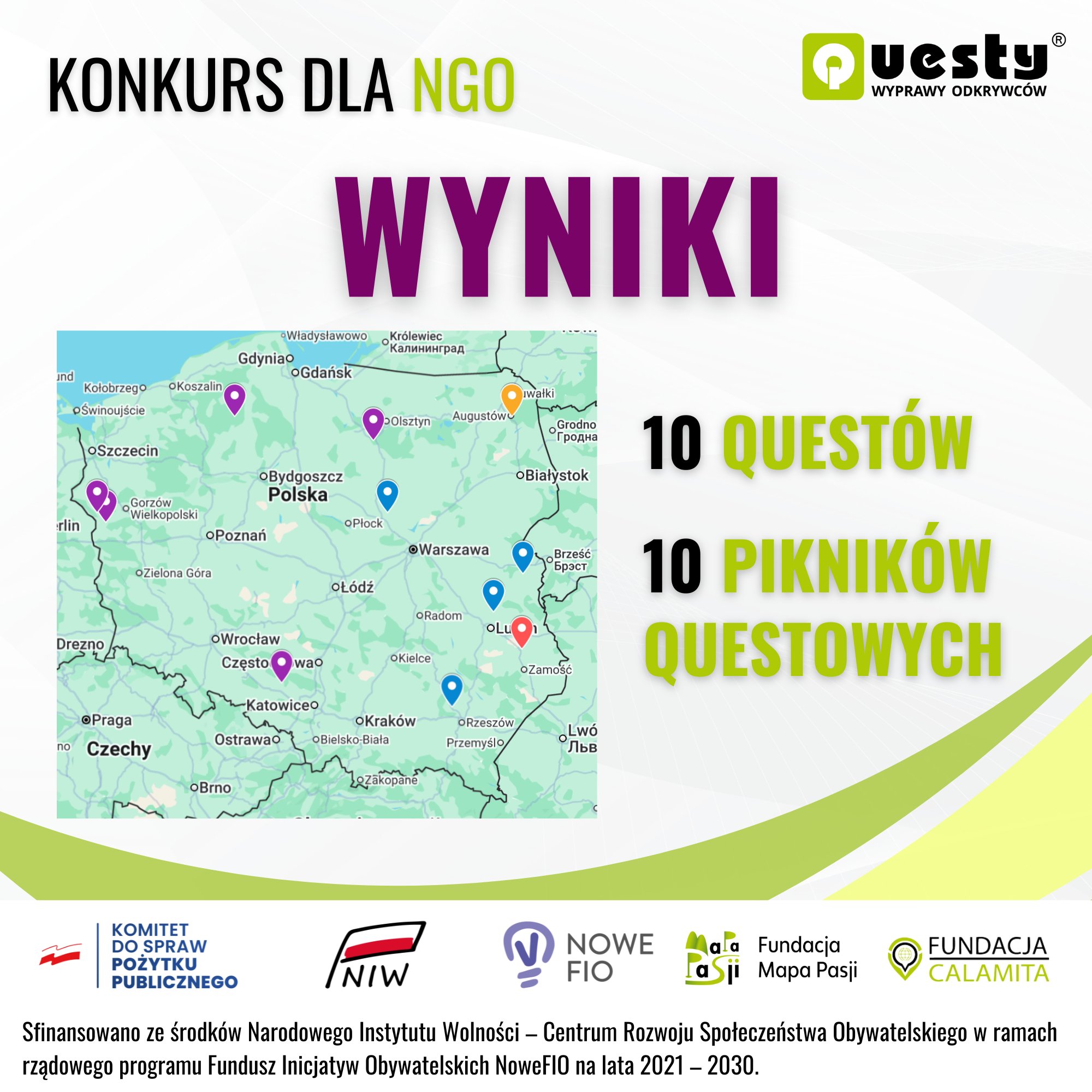 Rozstrzygnęliśmy konkurs! Oto miejsca, w których powstaną nowe questy w 2026 roku