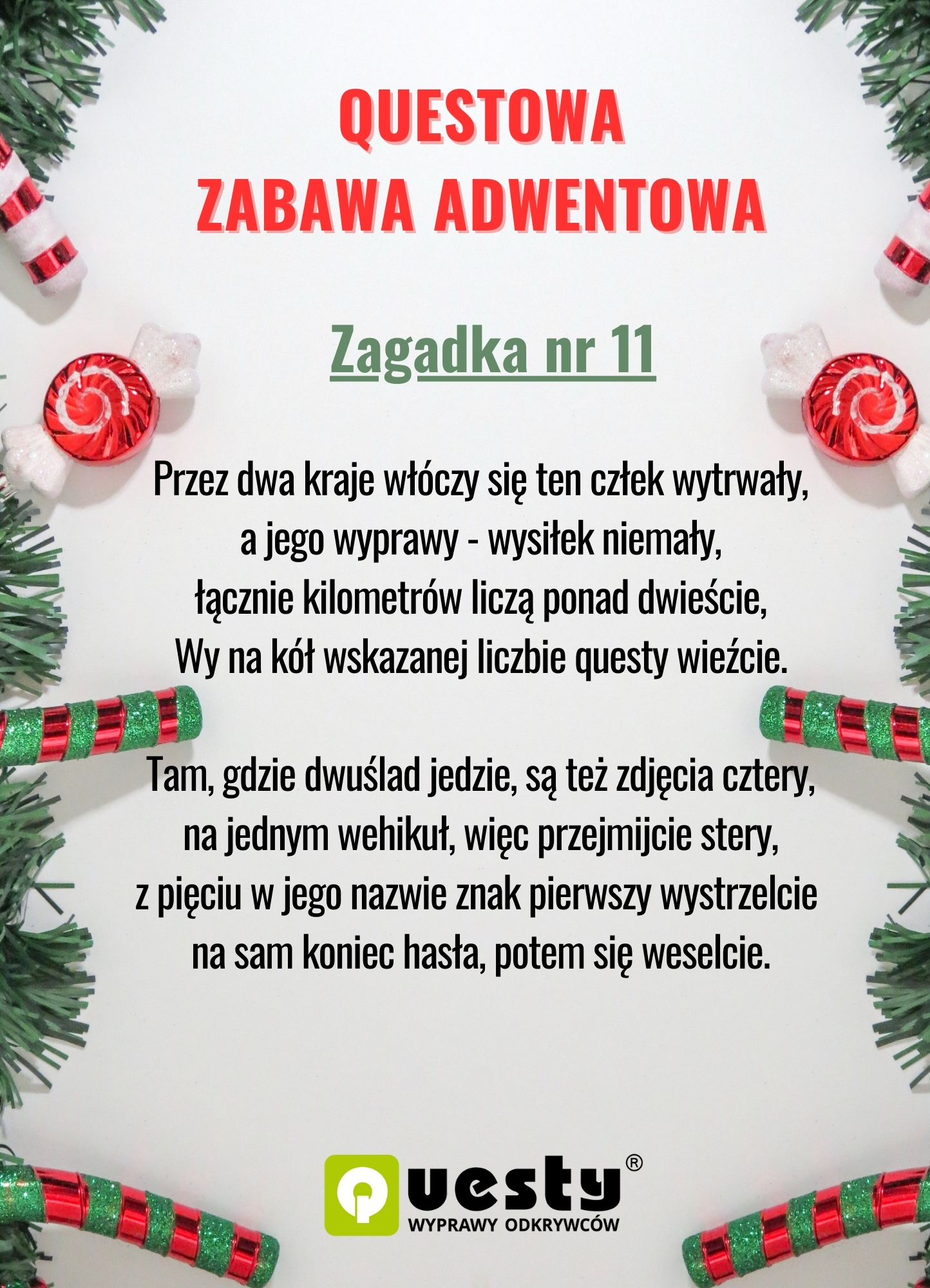Questowa zabawa adwentowa 2025