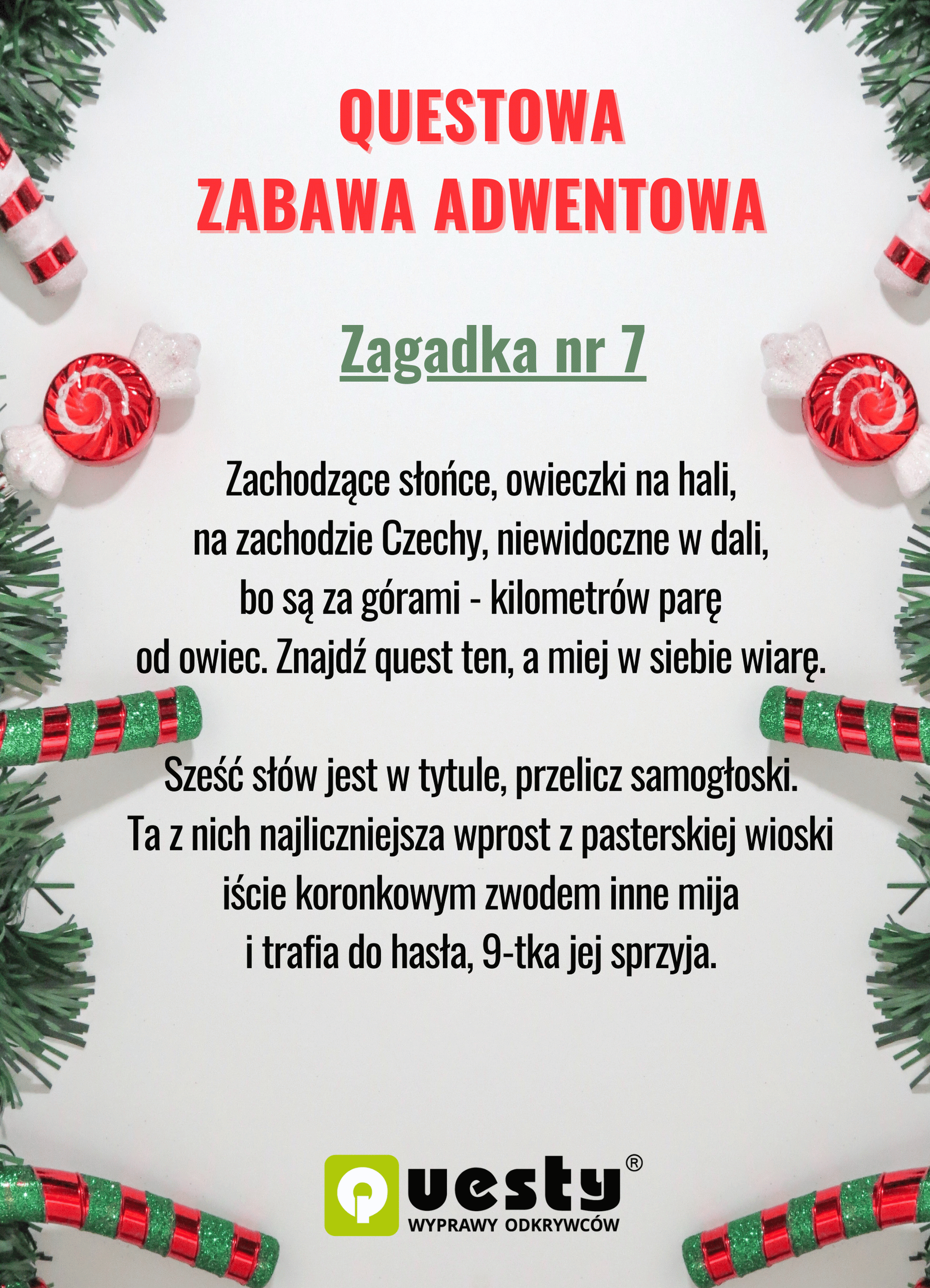 Questowa zabawa adwentowa 2025